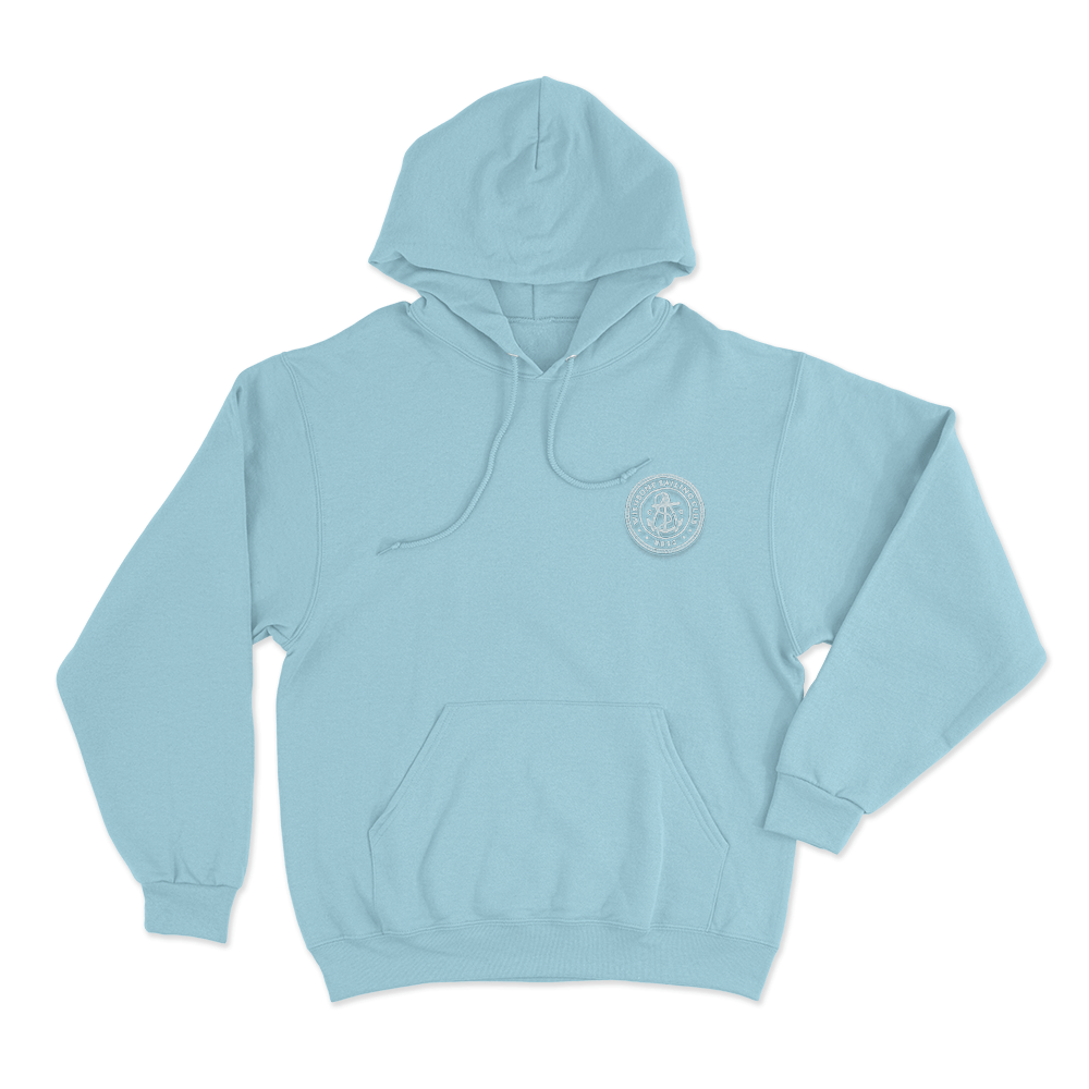 WBSC Logo Unisex Hoodie Sky Blue WBSC Logo Unisex Hoodie Sky Blue